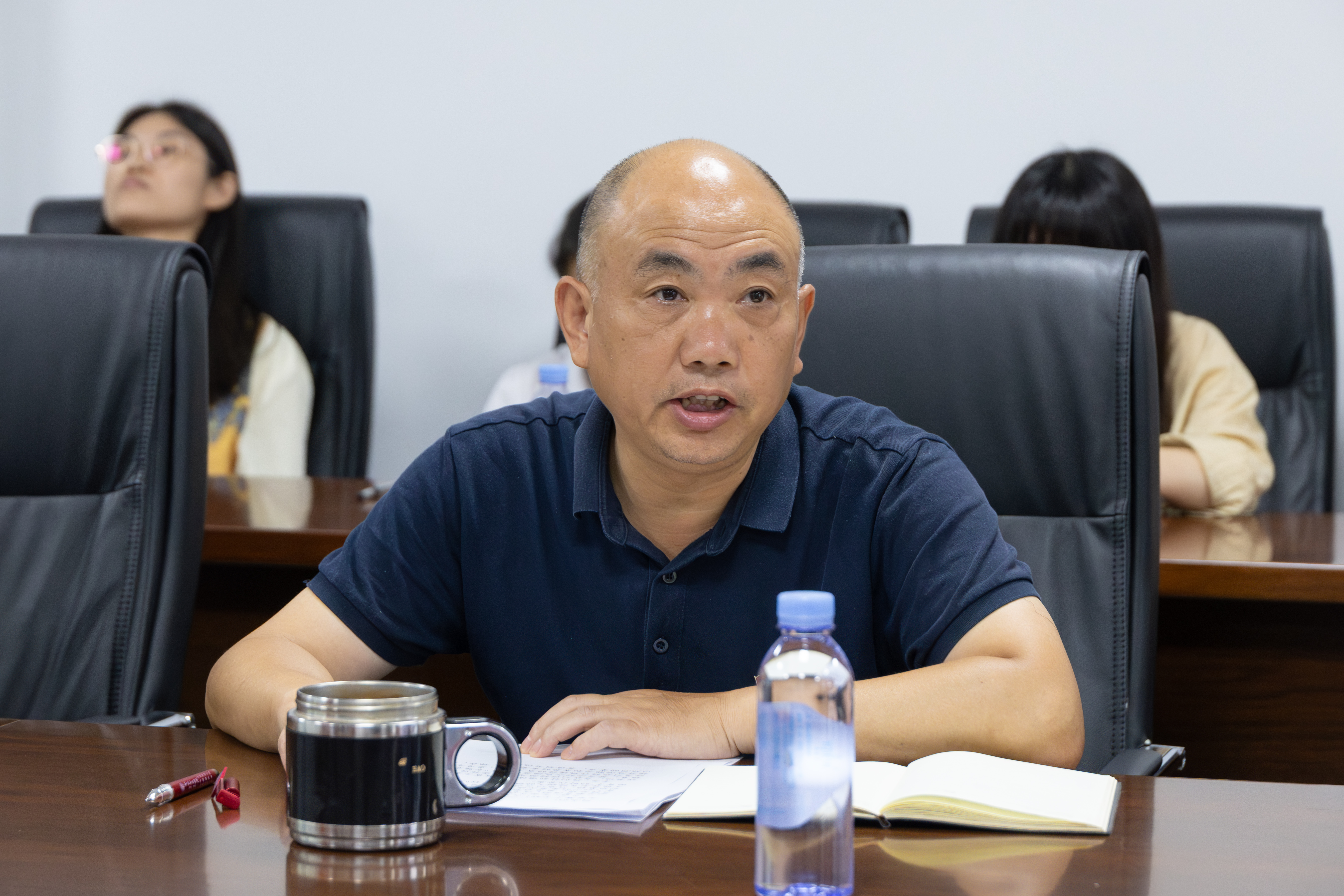 市教育局胡敦祥莅临我校讲授专题党课