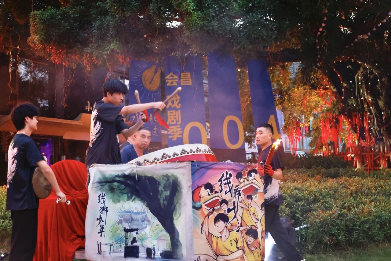 非遗润校园｜“线狮少年”惊艳亮相我校戏剧小镇校区