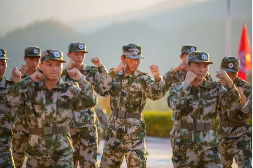 和君职业学院军训进行时 | 戎装砺少年 铁拳扬锐气