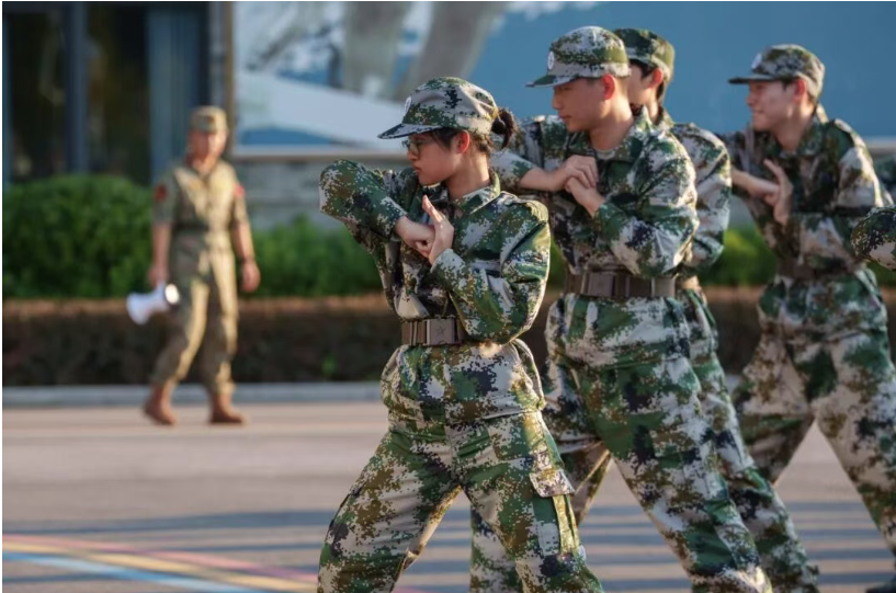 和君职业学院军训进行时 | 戎装砺少年 铁拳扬锐气